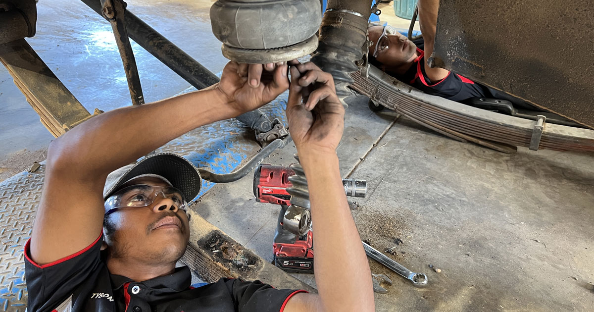 Vehicle repairs at Far West Autos Ceduna