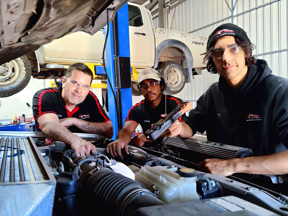 West Coast Autos Team at Ceduna, South Australia